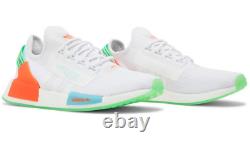 Adidas NMD R1 V2 Glow In The Dark White Sonic Ink GX1398 7.5 / 9 Sneakers NMD V3