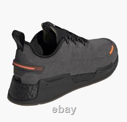 Adidas NMD V3 Grey Black Gum Orange GY4146 8 / 9.5 Sneakers NMD V1 R1 V2 V3 R2