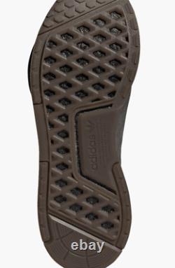 Adidas NMD V3 Grey Black Gum Orange GY4146 8 / 9.5 Sneakers NMD V1 R1 V2 V3 R2