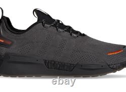Adidas NMD V3 Grey Black Gum Orange GY4146 8 / 9.5 Sneakers NMD V1 R1 V2 V3 R2