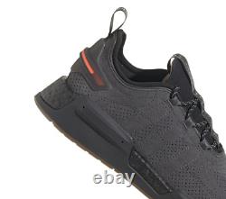 Adidas NMD V3 Grey Black Gum Orange GY4146 8 / 9.5 Sneakers NMD V1 R1 V2 V3 R2
