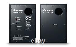 Alesis ELEVATE 4 Active Powered Desktop Studio Monitor Speakers Pair