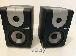 Alesis M1 Active 520 Powered Studio Monitor Speakers Pair (Black and Silver)