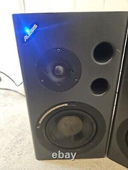 Alesis M1 Active Mk2 Pair Powered Studio Monitors Tested No Power Cables