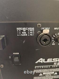 Alesis M1 Active Mk2 Pair Powered Studio Monitors Tested No Power Cables