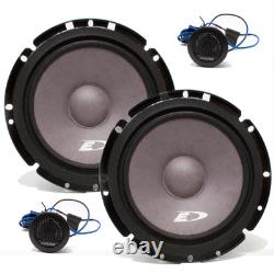Alpine Powered Subwoofer & 6.5 Component Speakers, 6.5 Coax Audio Upgrade