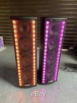Alto Spectrum PA Bluetooth PA Speaker DJ BAND Active 200w Powered LED Light PAIR