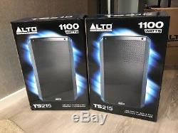 Alto TS215 15 Powered Active 1100w DJ PA Speaker 2 Channel Mixer (PAIR)