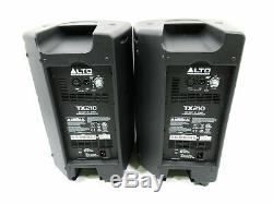 Alto TX210 (Pair) 300-Watt 10-Inch 2-Way Active Powered Loudspeakers + Warranty