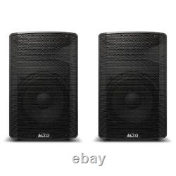Alto TX312 Active Powered 12 700W PA Speaker Mobile Disco DJ Loudspeaker (Pair)