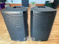 Alto ts212 powered speakers (pair) excellent condition with stands & covers