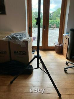 Alto ts212 powered speakers (pair) excellent condition with stands & covers