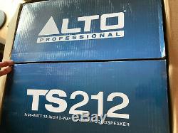 Alto ts212 powered speakers (pair) excellent condition with stands & covers