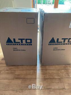 Alto ts212 powered speakers (pair) excellent condition with stands & covers