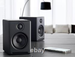 Audioengine A2+ Active Speakers PAIR Desktop Powered Bluetooth Wireless USB