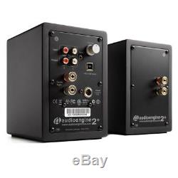 Audioengine A2+ Premium Powered Active Speakers (PAIR) Black NEW