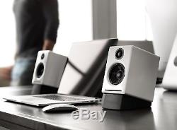Audioengine A2+ Premium Powered Active Speakers (PAIR) Gloss White NEW