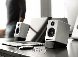 Audioengine A2+ Wireless Bluetooth Powered Active Speakers (PAIR) White NEW