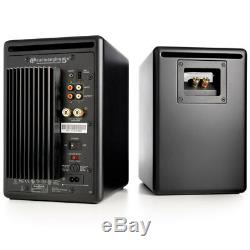 Audioengine A5+ Pair of Premium Powered Active Speakers Satin Black + Remote