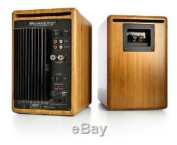 Audioengine A5+ Premium Powered Active Speakers (PAIR) Bamboo NEW