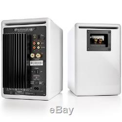 Audioengine A5+ Premium Powered Active Speakers (PAIR) Gloss White NEW