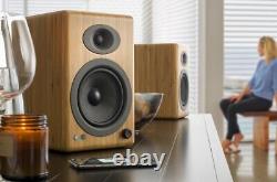 Audioengine A5+ Wireless Active Speakers Powered Bookshelf Bluetooth HD PC