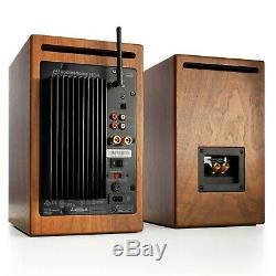 Audioengine HD6 Wireless Active Powered Stereo Speakers (Pair) Bluetooth Walnut