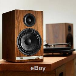 Audioengine HD6 Wireless Active Powered Stereo Speakers (Pair) Bluetooth Walnut