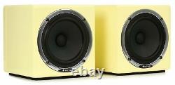 Avantone Pro Active MixCubes 5.25 inch Powered Studio Monitor Pair Retro Cream