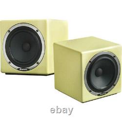 Avantone Pro Active MixCubes 5.25 inch Powered Studio Monitor Pair Retro Cream