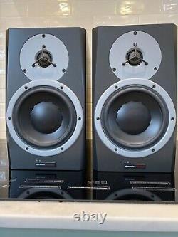 BM5A Dynaudio Monitors, sold as a pair, plus power cables, fantastic quality