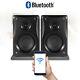 BX40 Active Powered Studio Monitor Speakers 4 Multimedia DJ (Pair) with Pads