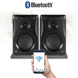 BX40 Active Powered Studio Monitor Speakers 4 Multimedia DJ (Pair) with Pads