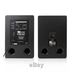 B-Stock 240W 8 DJ ACTIVE MONITORS PAIR STUDIO REFERENCE SPEAKERS 2-WAY SOUND