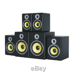 B-Stock 240W 8 DJ ACTIVE MONITORS PAIR STUDIO REFERENCE SPEAKERS 2-WAY SOUND