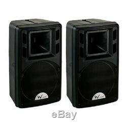 (B-Stock) W Audio PSR-8A Active Powered Stage / PA Speaker (Pair) + Warranty