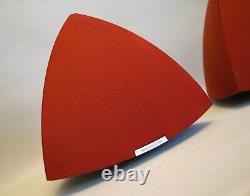 Bang & Olufsen B&O Beolab 4 Red Active Loud Speakers ICE powered boxed (335)