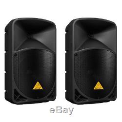 Behringer Eurolive B112D 1000W 12 PA Powered Speakers, PAIR (2 pcs)