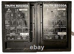 Behringer Truth B2030A Active Studio Monitors Speakers Pair Powered DJ USED