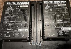 Behringer Truth B2030A Active Studio Monitors Speakers Pair Powered DJ USED