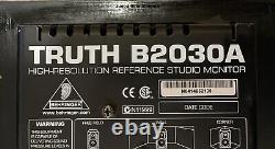 Behringer Truth B2030A Active Studio Monitors Speakers Pair Powered DJ USED