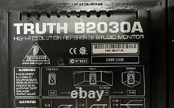 Behringer Truth B2030A Active Studio Monitors Speakers Pair Powered DJ USED