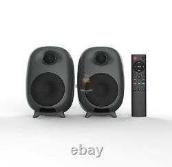 Bookshelf Speakers 2 Way 3 50W Active Powered Monitor Pair Bluetooth & Remote