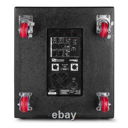 Church PA System, Active 18 Subwoofer with Pair of 10 Speaker Setup, PD1800