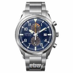 Citizen CA7028-81L Men's Eco-Drive Chronograph, Blue Dial, Stainless Steel Brace