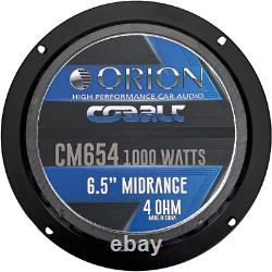 Cobalt CM654 6.5 Mid-Range Bullet Speakers, 1000W Max Power, Pair