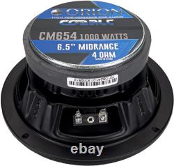 Cobalt CM654 6.5 Mid-Range Bullet Speakers, 1000W Max Power, Pair