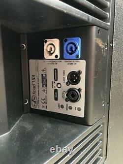 DAS Road 15a Powered Stage Monitors (Pair) in flight case