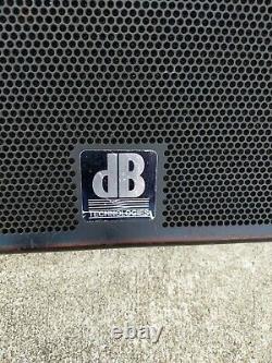 DB technologies M12-4 Plus 12 Powered/Active Wedge Monitors Pair