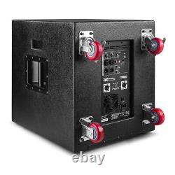 DJ PA System, Active 15 Subwoofer with Pair of 8 Speaker Package, PD1500